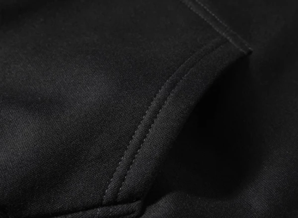 Black Distorted Smiley Face Hoodie | Suga - BTS 5 Black Distorted Smiley Face Hoodie | Suga - BTS - Image 3