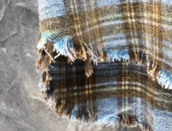 Blue Plaid Raw Hem Shirt | Suga - BTS -Amped Apparel Suga BTS Blue Plaid Raw Hem Shirt 9 600x457 1