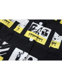 Yellow Black Shirt | Suga - BTS -Amped Apparel Suga BTS Fashion Idea Yellow Black Shirt 600x800 1