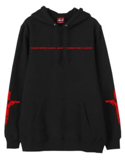 White "The Best Defense Against Abuse Of Power Is Public Scrutiny" Hoodie | Suga - BTS -Amped Apparel Suga The Best Defence Hoodie 1 e1643817141411