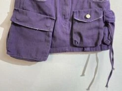 Lilac Multi-Pocket Cargo Skirt | Sumin - STAYC -Amped Apparel Sumin STAYC Blue Multi Pocket Cargo Skirt 2 600x447 1