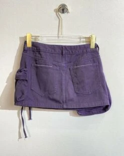 Lilac Multi-Pocket Cargo Skirt | Sumin - STAYC -Amped Apparel Sumin STAYC Blue Multi Pocket Cargo Skirt 7 600x754 1