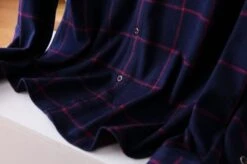 Blue Checkered Button-Up Shirt | Taehyung - BTS -Amped Apparel Taehyung BTS Blue Checkered Button Up Shirt 9 600x399 1