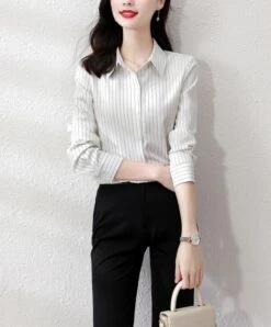 Red Stripe Collared Shirt | Taehyung - BTS -Amped Apparel Taehyung BTS Red Stripe Collared Shirt 24 600x723 1