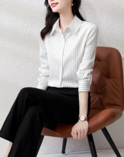 Red Stripe Collared Shirt | Taehyung - BTS -Amped Apparel Taehyung BTS Red Stripe Collared Shirt 7 600x759 1