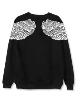 Black Back Wings Sweatshirt | Taehyung - BTS