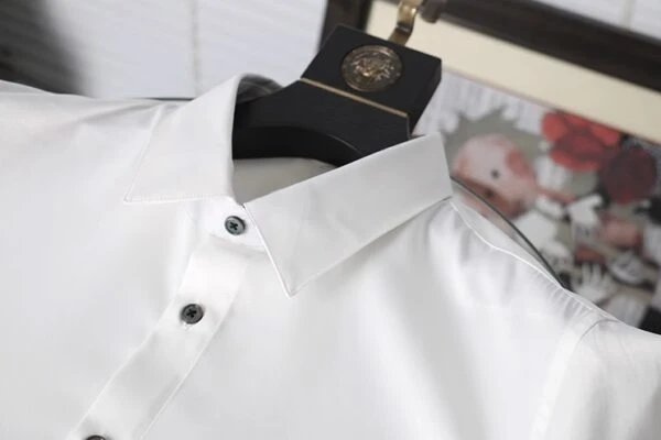 White And Black Splatter-Style Ombre Shirt | Xiumin - EXO 4 White And Black Splatter-Style Ombre Shirt | Xiumin - EXO - Image 2