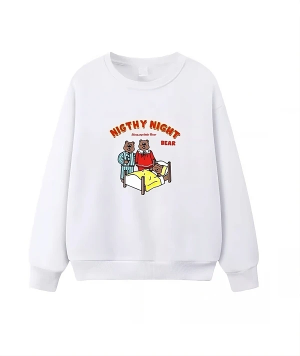 White Bear Family Sweatshirt | Jungwoo - NCT 3 White Bear Family Sweatshirt | Jungwoo - NCT