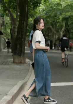 White Collared Polo Shirt | Chenle - NCT -Amped Apparel White Collared Polo Shirt Chenle NCT 1 600x849 1