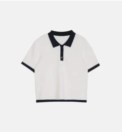 White Collared Polo Shirt | Chenle - NCT -Amped Apparel White Collared Polo Shirt Chenle NCT 16 600x645 1