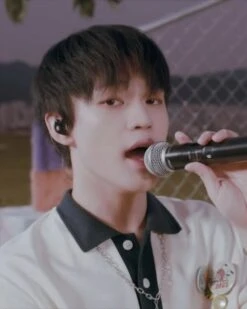 White Collared Polo Shirt | Chenle - NCT -Amped Apparel White Collared Polo Shirt Chenle NCT 7 600x750 1