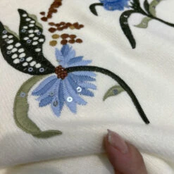 White Flower Embroidered Knitted Sweater | Eunwoo - Astro -Amped Apparel White Flower Embroidered Knitted Sweater Eunwoo Astro 5 600x600 1