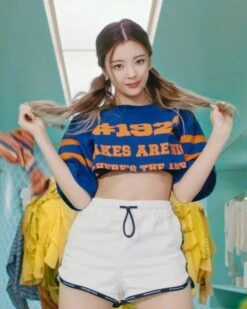 White Outlined Gym Shorts | Lia - ITZY -Amped Apparel White Outlined Gym Shorts Lia ITZY 7 600x751 1