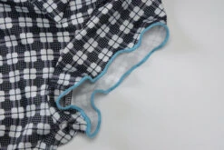 Black Irregular Plaid Top | Winter - Aespa 20 Black Irregular Plaid Top | Winter - Aespa -Amped Apparel Winter Aespa Irregular Plaid Blouse 1 600x400 1