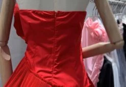 Red Flower Embellished Ruffled Dress | Winter - Aespa -Amped Apparel Winter Aespa Red Flower Embellished Ruffled Dress 8 600x416 1