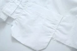 White Raw Hem Pocket Shirt | Winter - Aespa -Amped Apparel Winter Aespa White Raw Hem Pocket Shirt 11 600x400 1