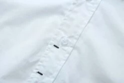 White Raw Hem Pocket Shirt | Winter - Aespa -Amped Apparel Winter Aespa White Raw Hem Pocket Shirt 13 600x400 1