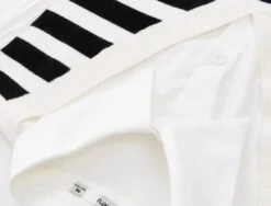 White Fake Two-Piece Striped Vest And Shirt | Yeji - ITZY -Amped Apparel Yeji ITZY White Fake Two Piece Striped Vest And Shirt 5 600x456 1