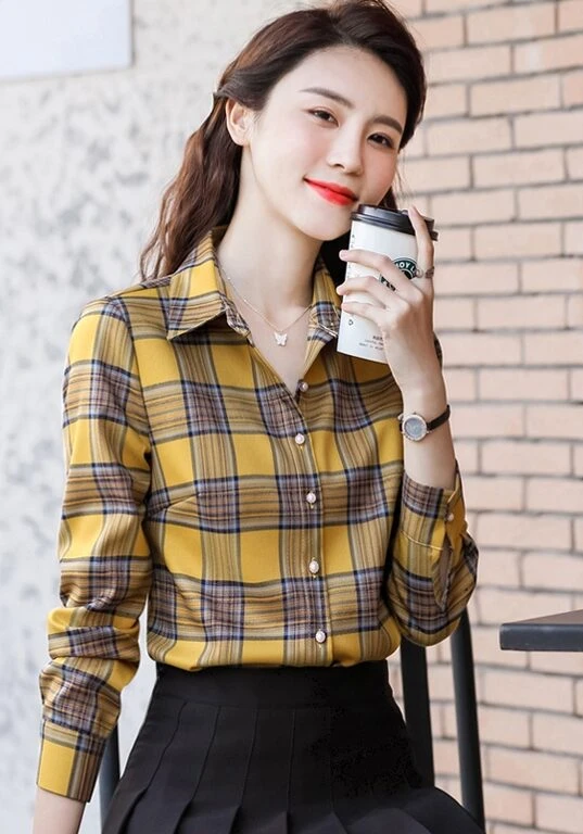 Yellow Plaid Shirt | Jimin - BTS 4 Yellow Plaid Shirt | Jimin - BTS - Image 2