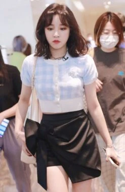 Black Bow Skort | Yuqi - (G)I-DLE -Amped Apparel Yuqi GI DLE Black Bow Skort 18 600x915 1