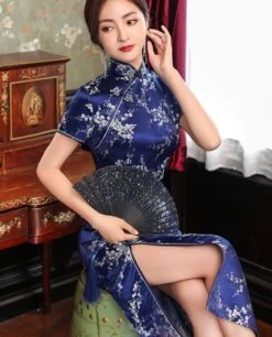 Blue Traditional Silk Dress | Yuri - Girls Generation