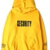 Yellow Security Hoodie | RM - BTS -Amped Apparel bts rm security sweater e1643806837337