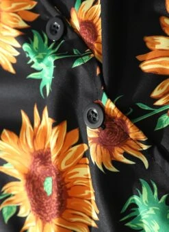 Sunflower Shirt | Taehyung - BTS -Amped Apparel bts taehyung sunflower shirt5