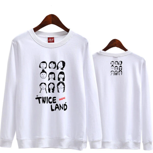 White Twiceland Sweatshirt | Twice 3 White Twiceland Sweatshirt | Twice